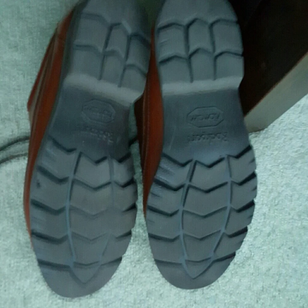 Rockport VIBRAM MENS Brown Leather Tie shoes